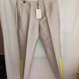 RAOUL - Silk/ cotton Designer Ankle Slacks Sz 4 NWT